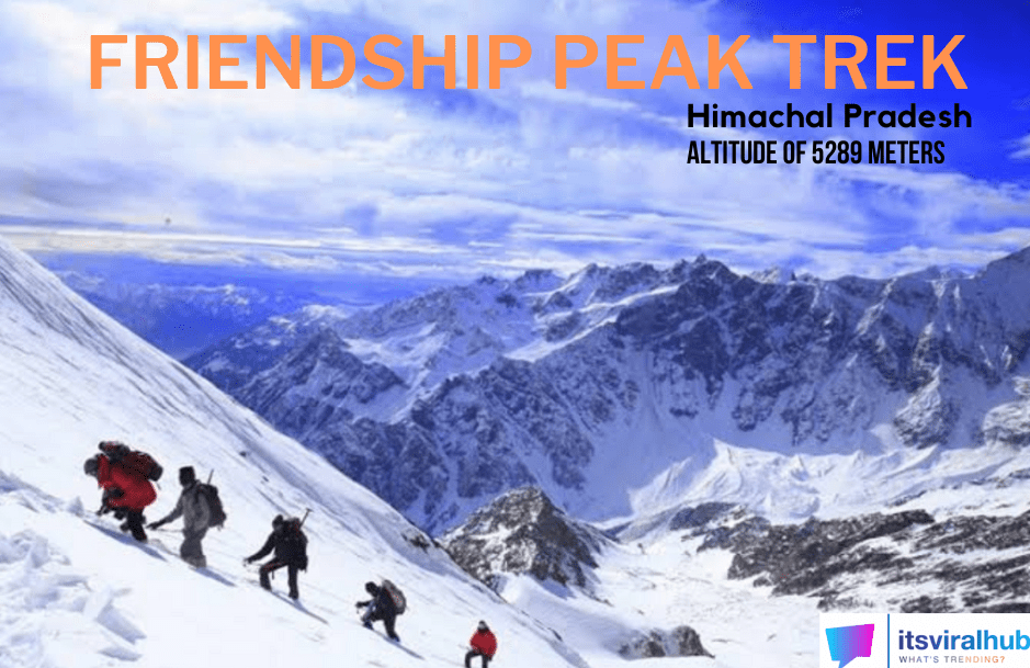 Friendship Peak Trekking In India