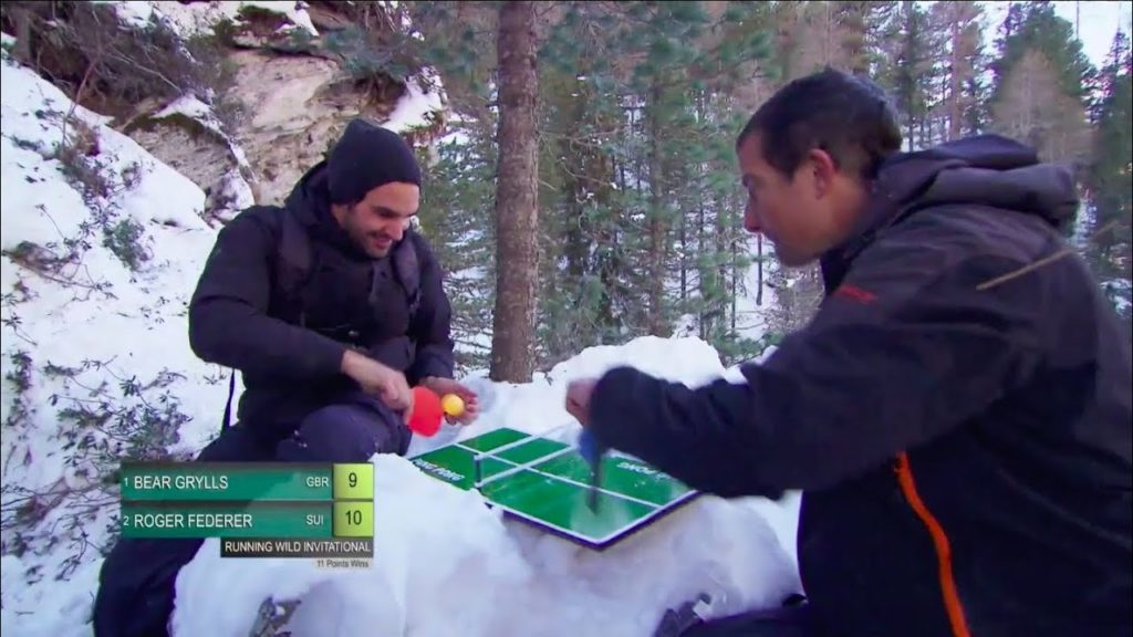 Federer With Grylls