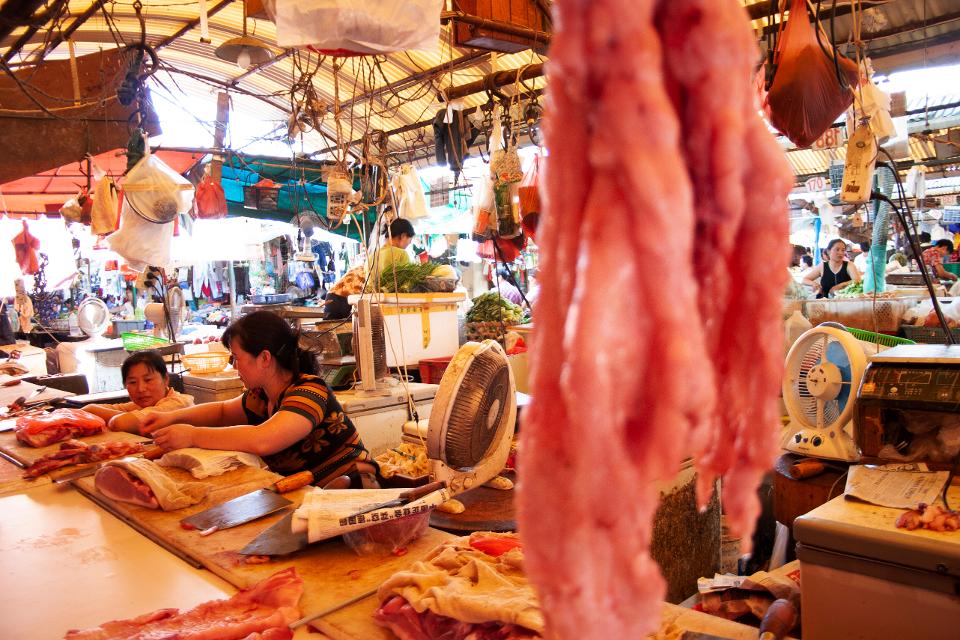 Wet market in Wuhan. This is likely to be the epicenter of Corona virus. Around 112 species of animals being sold in this market of Wuhan