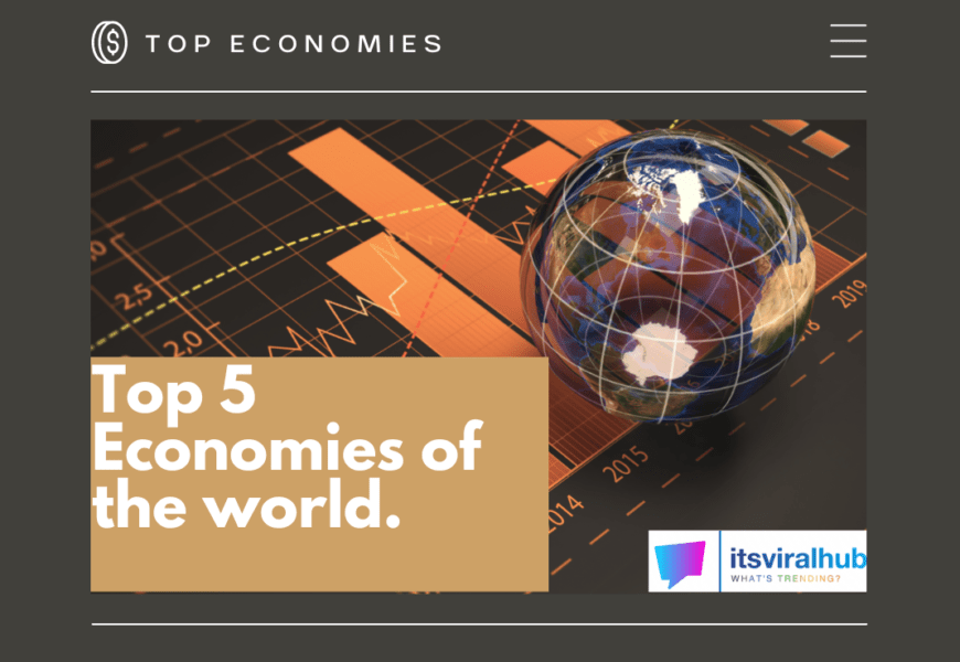 Top 5 Economies In The World | Countries By Gdp