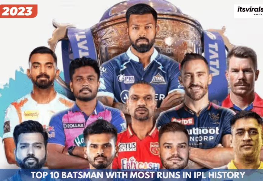 Top 10 Batsman With Most Runs In Ipl History