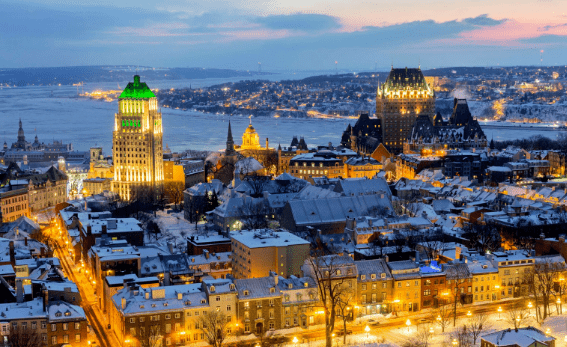Quebec city in canada